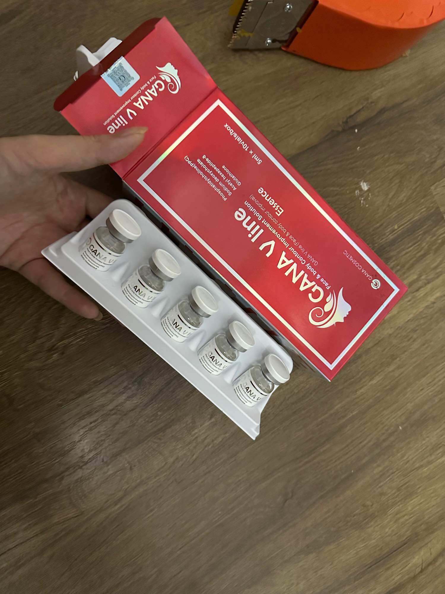 Tan mỡ GaNa Vline hộp 10 lọ