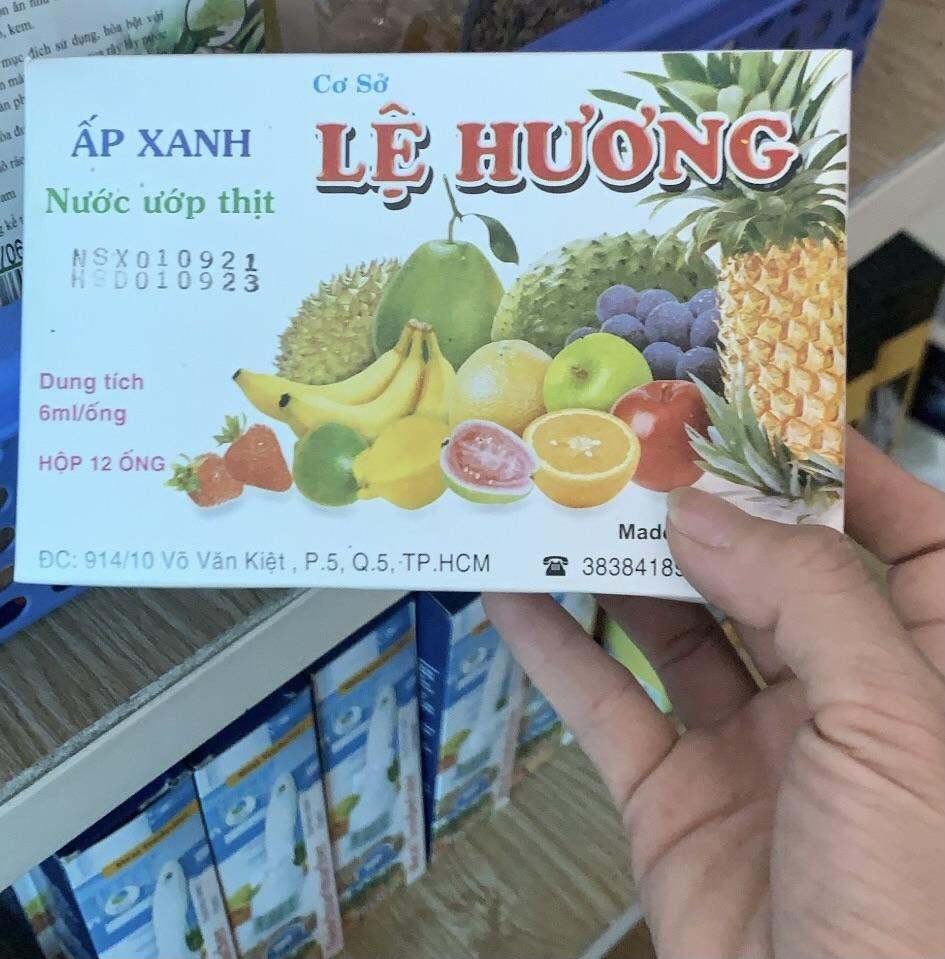 Ấp xanh Lệ Hương - Gia vị làm lạp xưởng - 12 Ống/Hộp