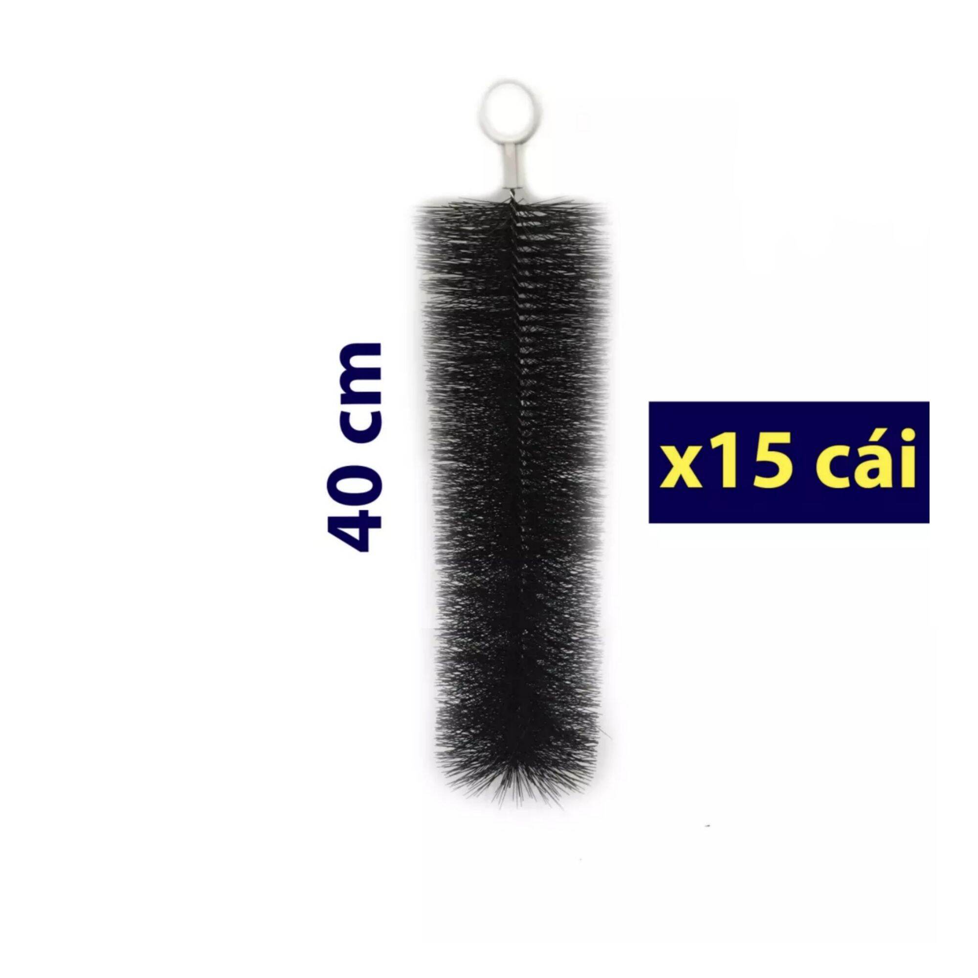 chổi lọc 40cm combo 15 cây cho hồ koi cán nhựa.