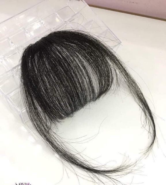 Tóc giả mái thưa tóc thật đẹp và tự nhiên