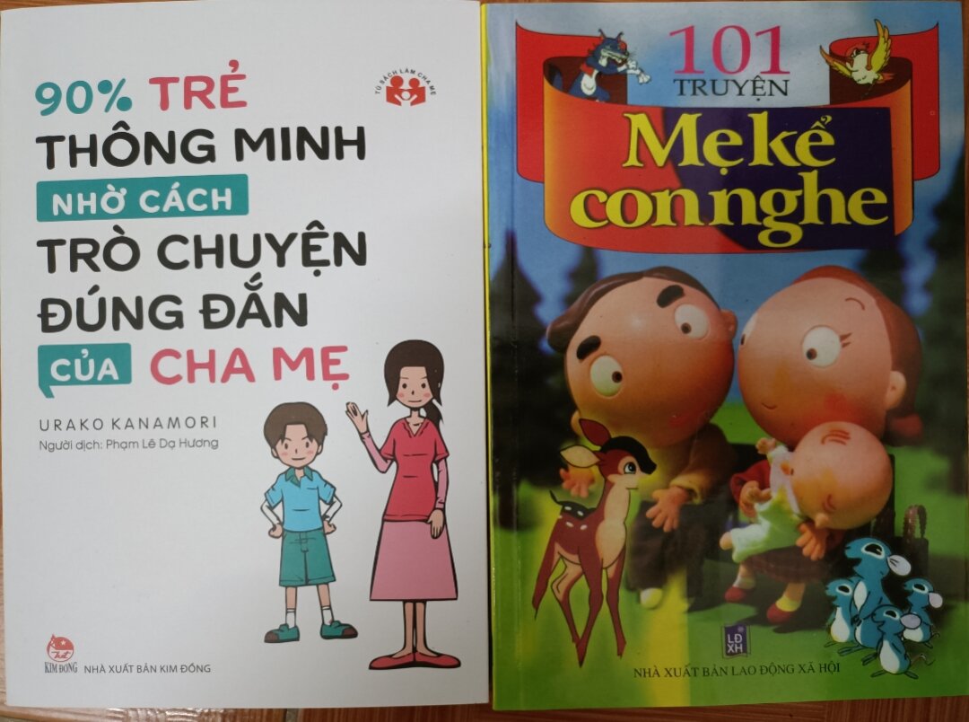 cambo 2cuốn:90% Trẻ thông minh nhờ cách trò chuyện đúng đắn của cha mẹ+101 Truyện mẹ kể con nghe