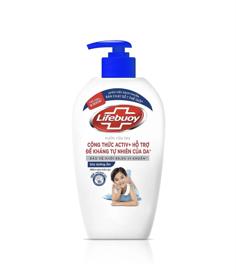 Nước rửa tay Lifebuoy 450g (444ml) -1 chai
