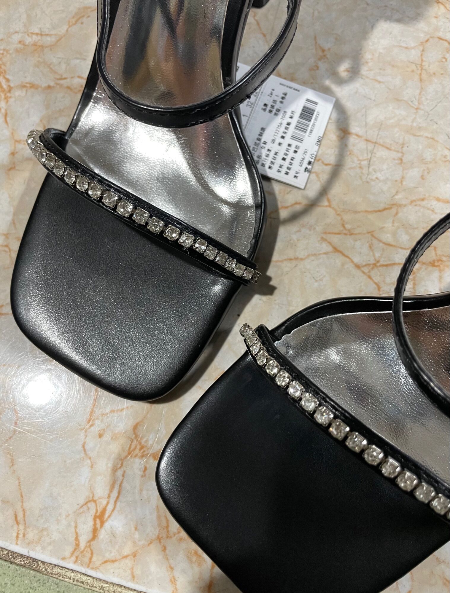 Giày Zara Xuất Xịn Đen Đá Size 37 ( Lùi 1 Size Có Sẵn )