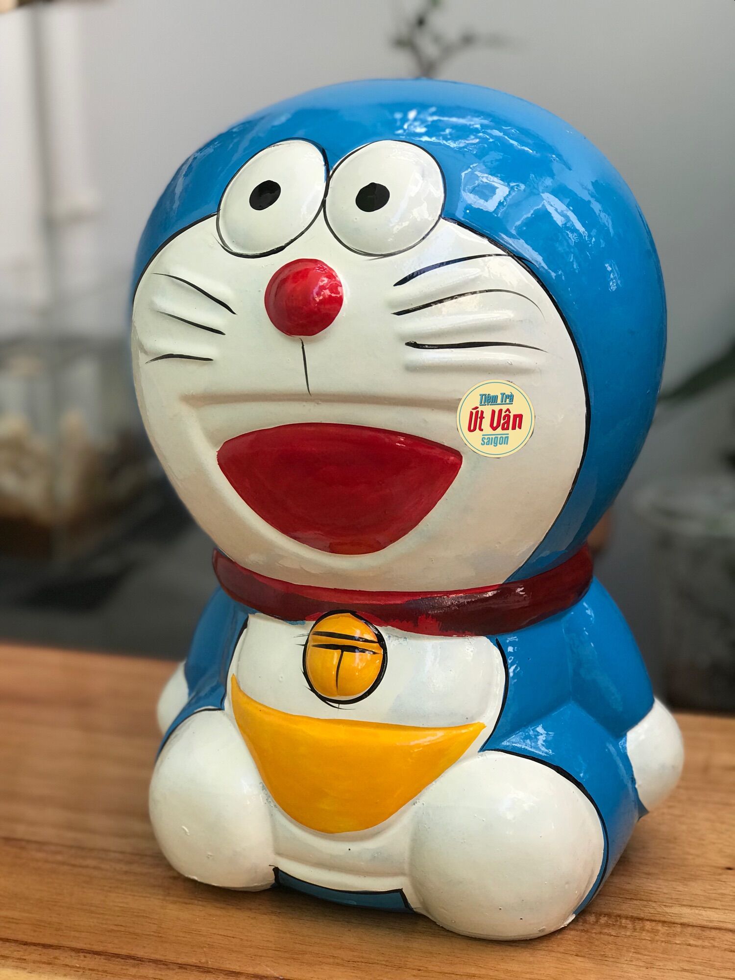 Heo đất handmade doremon XL