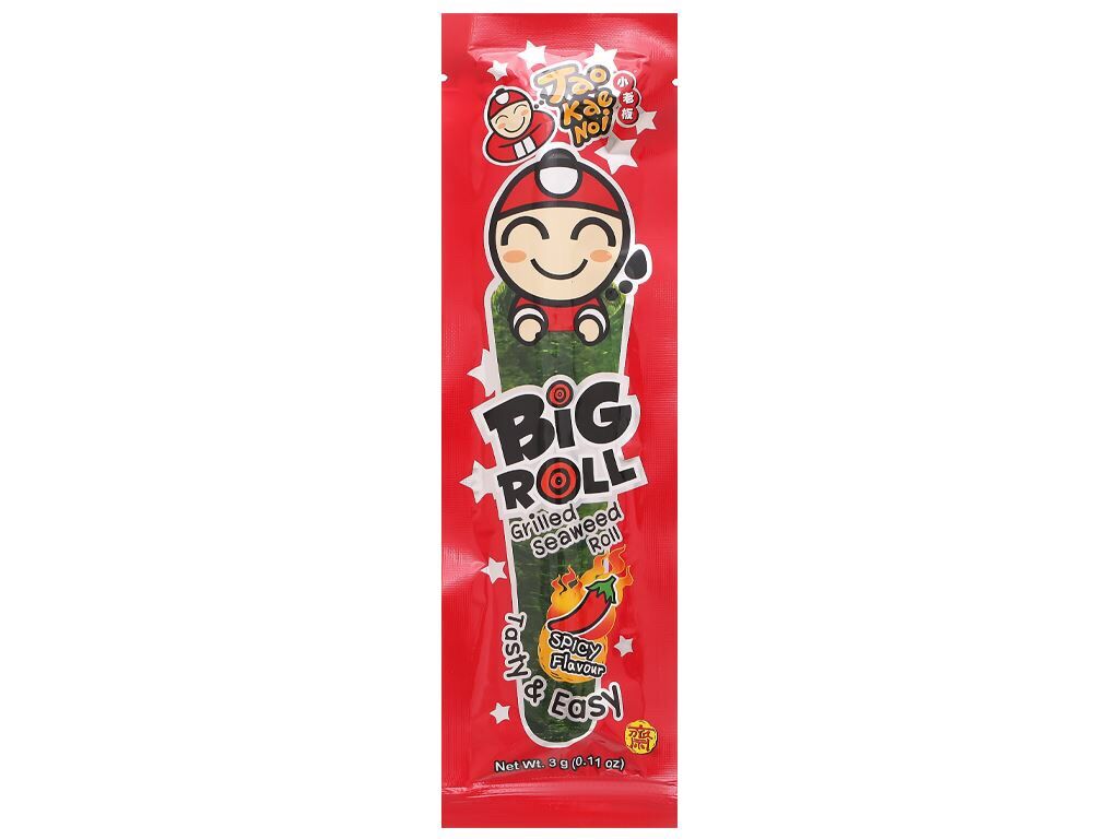 Snack rong biển Big roll vị cay 3g