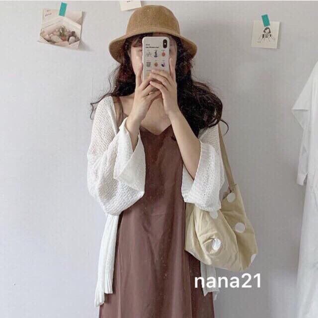 ÁO CARDIGAN LEN MỎNG - ÁO KHOÁC NỮ NHẸ MÁT