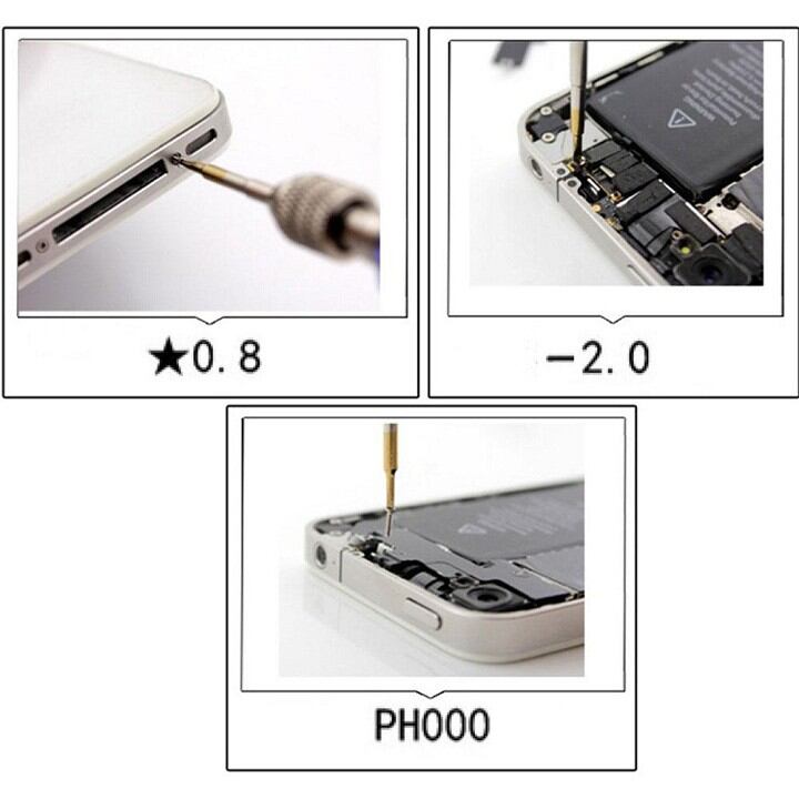 bộ tu vít sửa điện thoại 5 mũi cao cấp