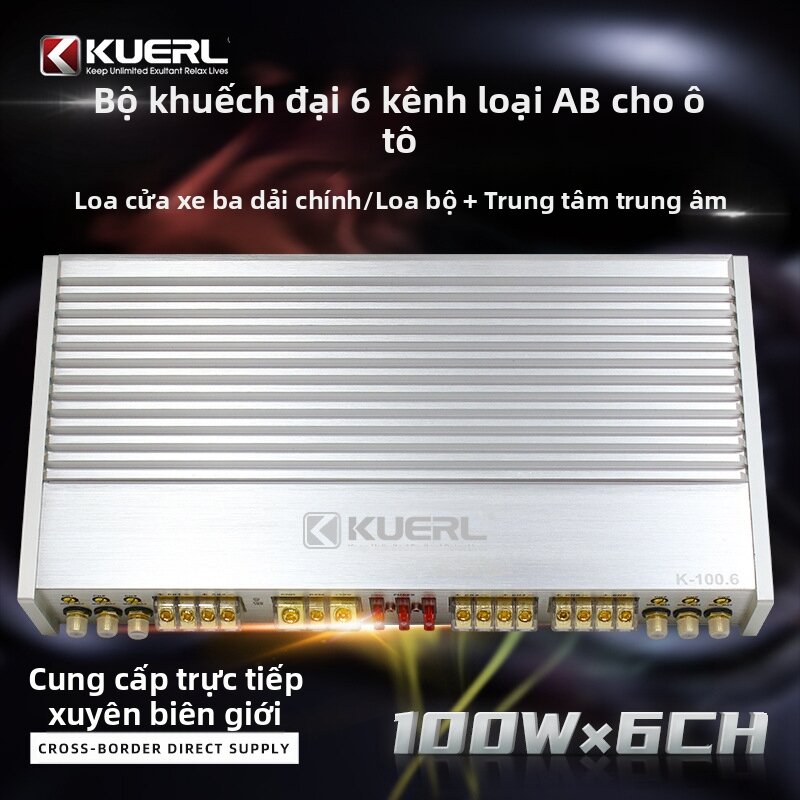 YIYUE | Car Audio Upgrade 6-Channel 100W Power Amplifier Giá 7,577,000 Đồng*Miễn phí vận chuyển