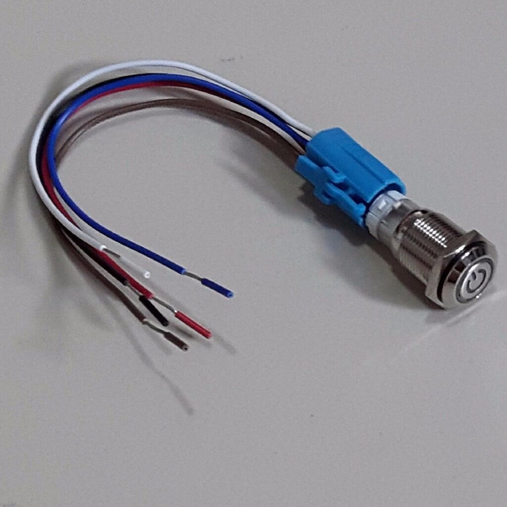 Công tắc Led, Độ đèn xe máy, Tặng jack