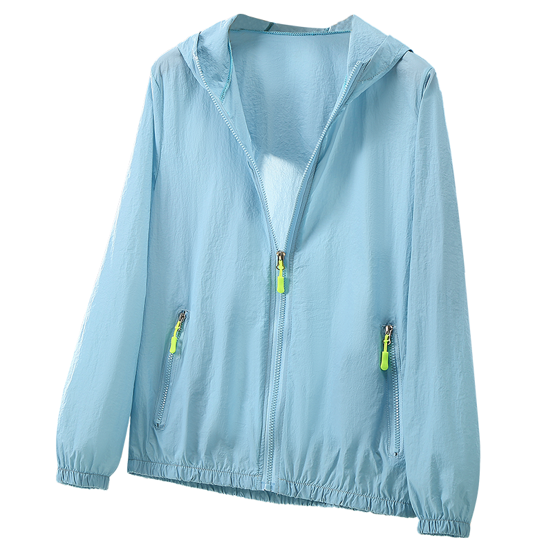 Áo chống nắng mùa hè 2022 áo khoác nam rộng rãi áo gió cặp đôi thoáng khí siêu mỏng áo chống nắng màu trơn chống tia tử ngoại 5