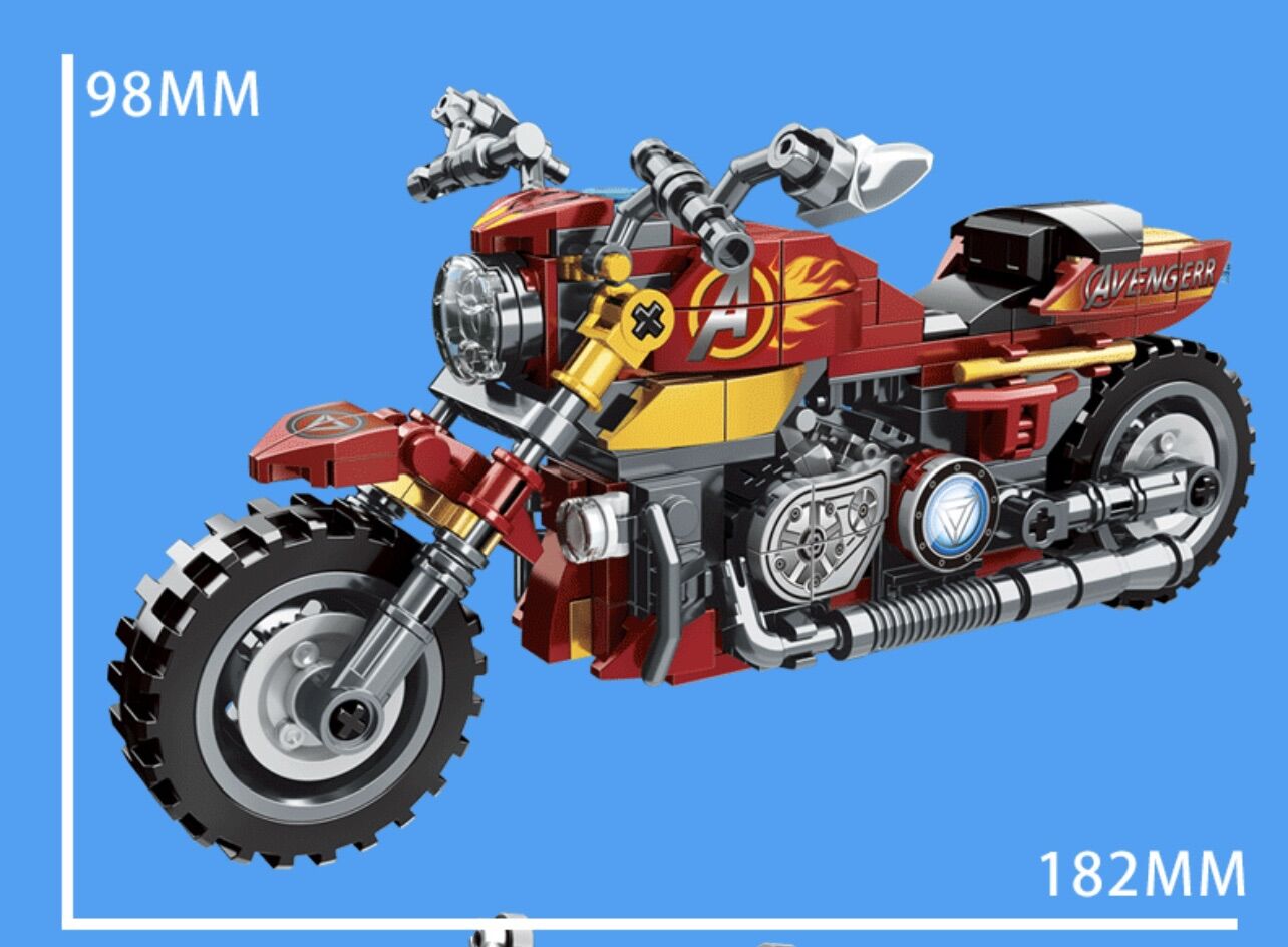 Bộ lắp ráp xếp hình xe máy Harley davidson Iron Man