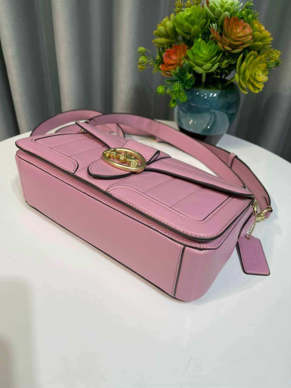 ✨✨ túi Turnlock Clutch da thật cao cấp xịn sò
