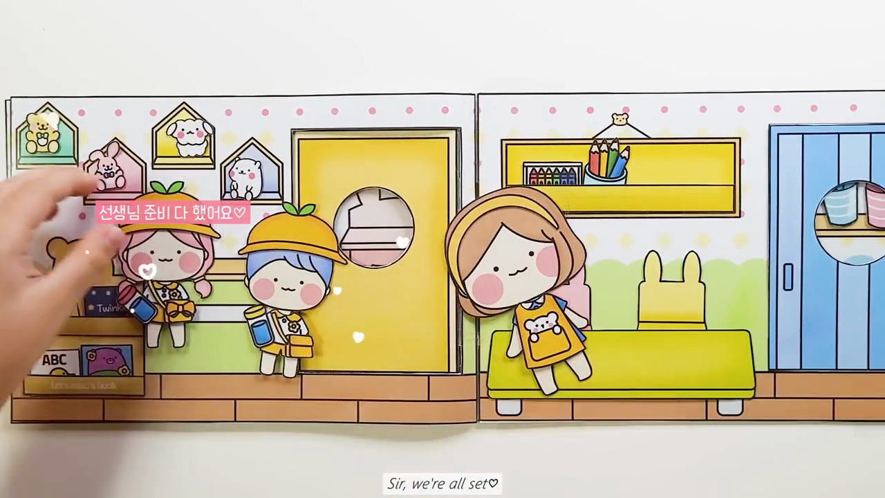 ( BÚP BÊ GIẤY) CÙNG BÉ ĐẾN TRƯỜNG