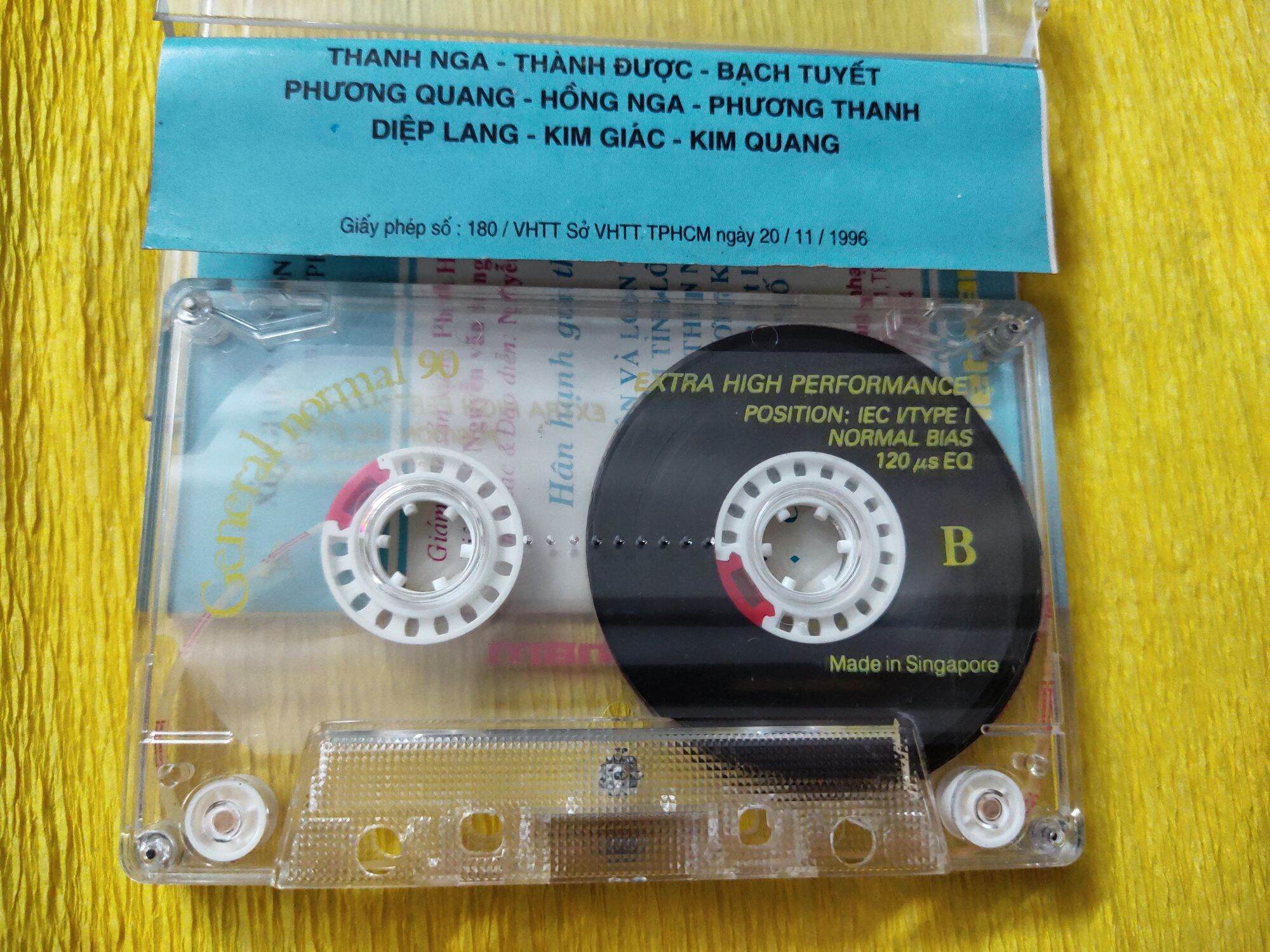 Băng cassette - Nửa đời hương phấn