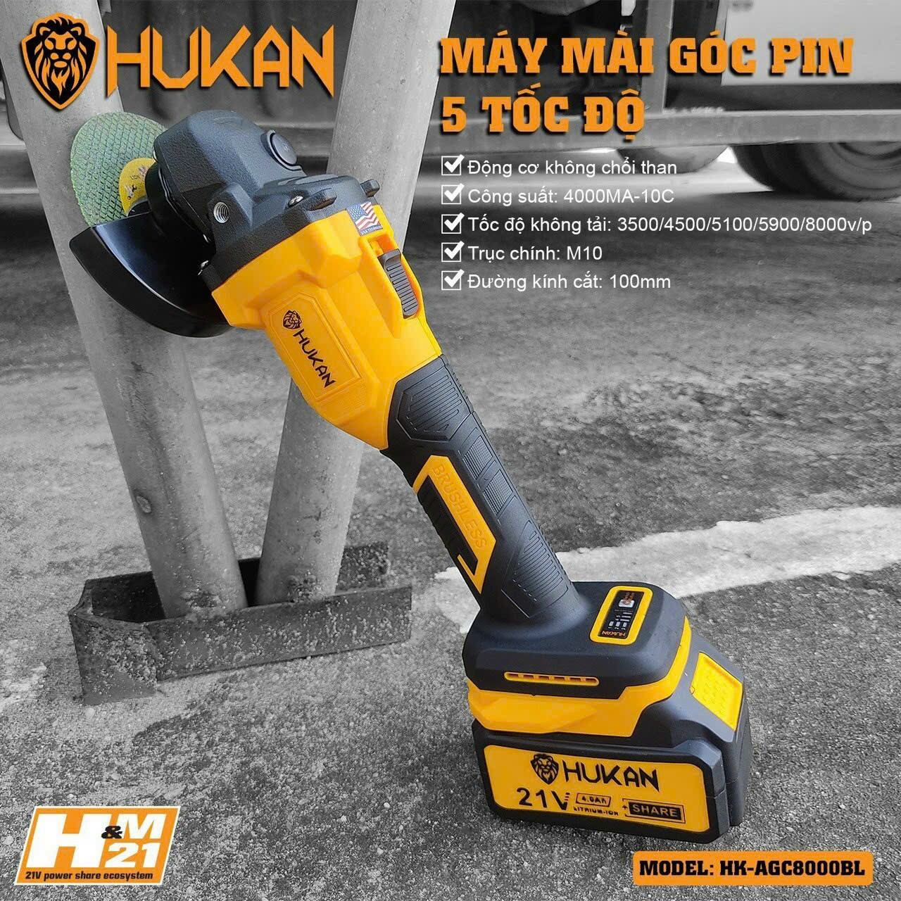 Máy mài pin HUKAN 8000BL thế hệ mới nhất