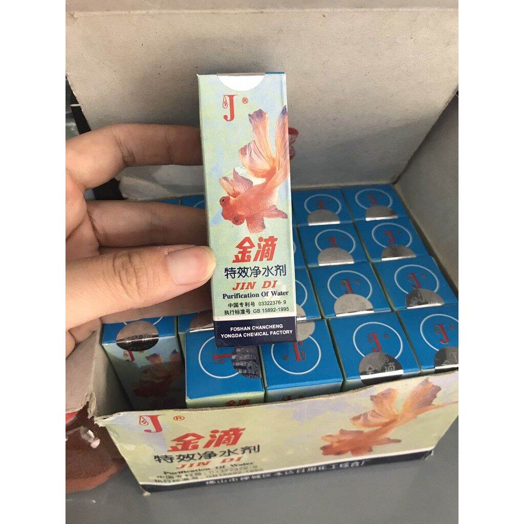 Combo 20 chai làm trong nước bể cá jindi