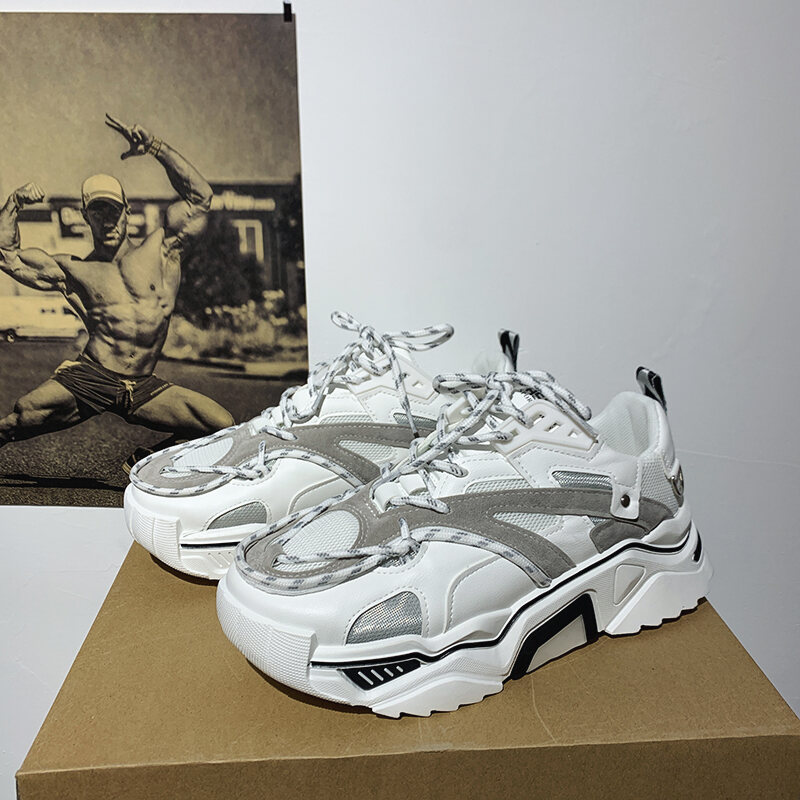 Giày Bố Già Xuân Hè Cho Nam Giày Nổi Tiếng Trên Mạng Siêu Hot Instagram Dễ Phối Cặp Đôi Đế Dày Màu Đen Giày Đế Bằng Thể Thao Giày Sành Điệu Phản Quang