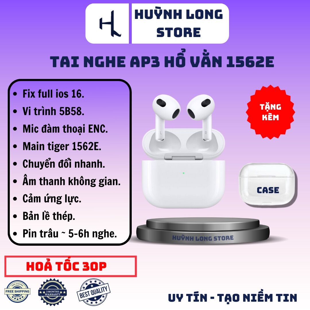 Tai nghe bluetooth hổ vằn thế hệ thứ 3, pin trâu 6h