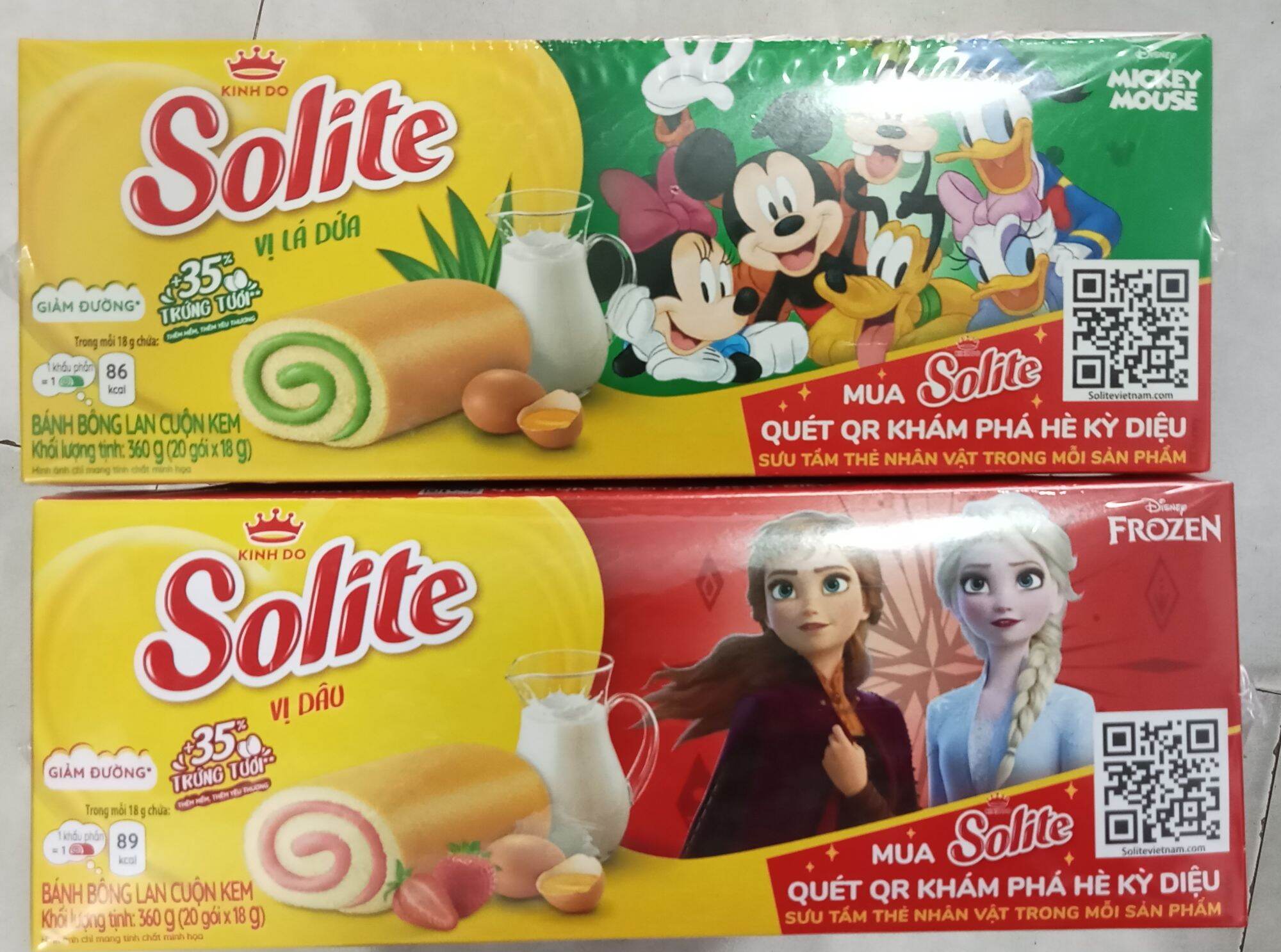 Bánh bông lan Solite