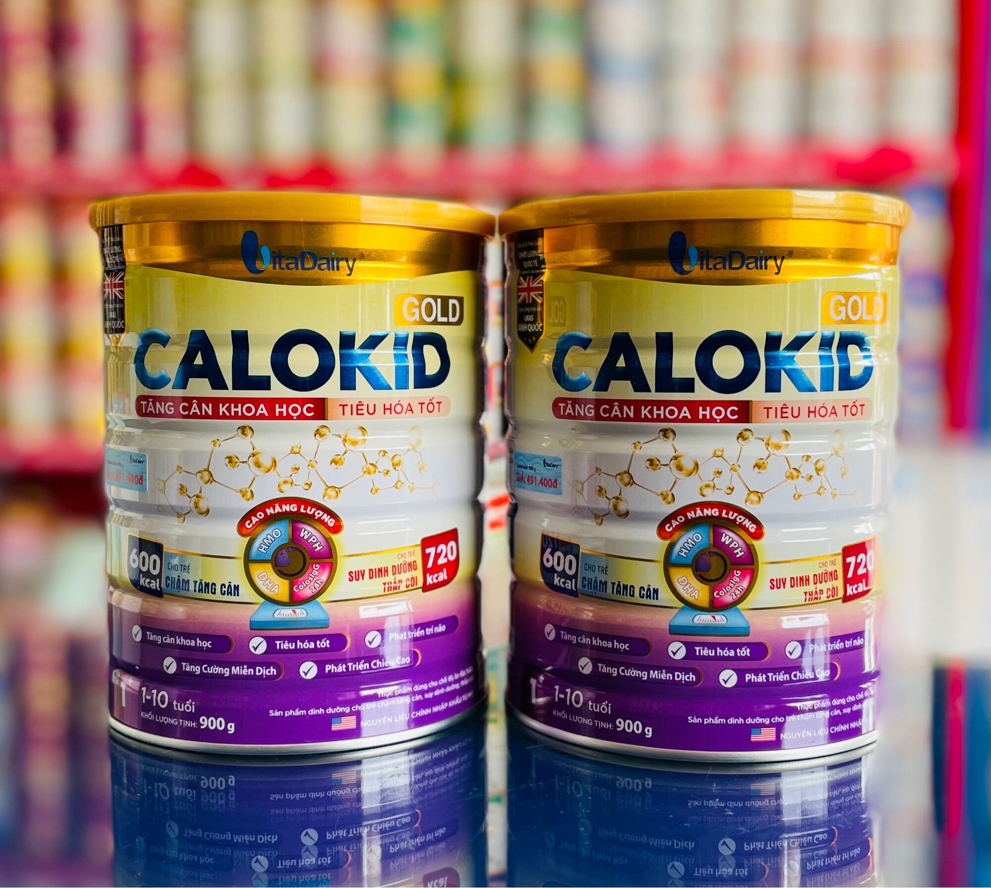 Sữa Bột CaloKid Gold 900g (1-10 Tuổi)