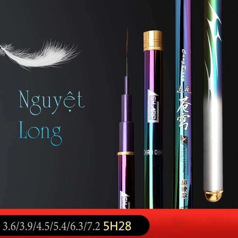 Cần câu tay cao cấp nguyệt long sharp 5h chuyên săn chép,rô,diếc bản chính hãng tặng kèm ngọn phụ