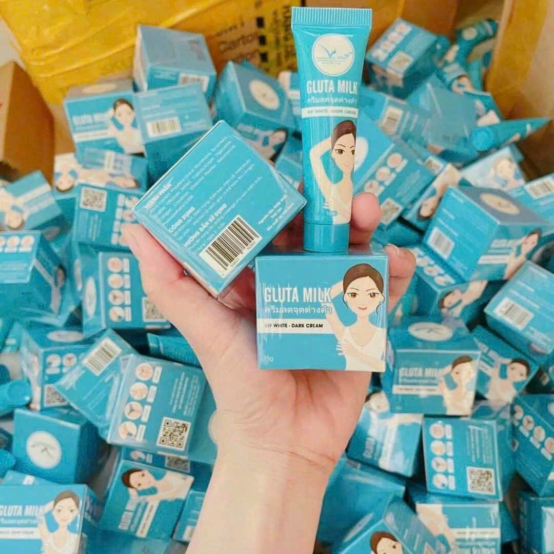 Combo hỗ trợ giảm thâm nách Gluta milk