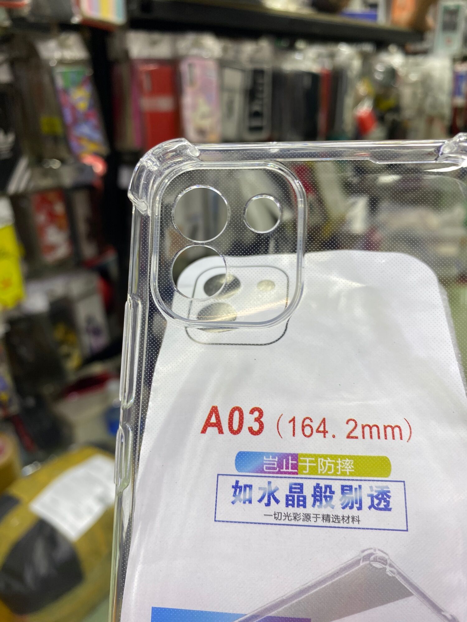 Ốp Sámung A03 2022 dẻo trong chống sốc bảo vệ Camera