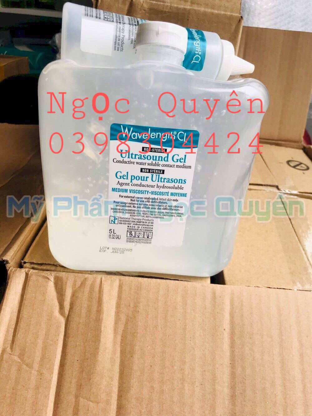 Gel Triệt Lông Lạnh Wavelength Trắng – Gel Hifu (5 Lít/Can)