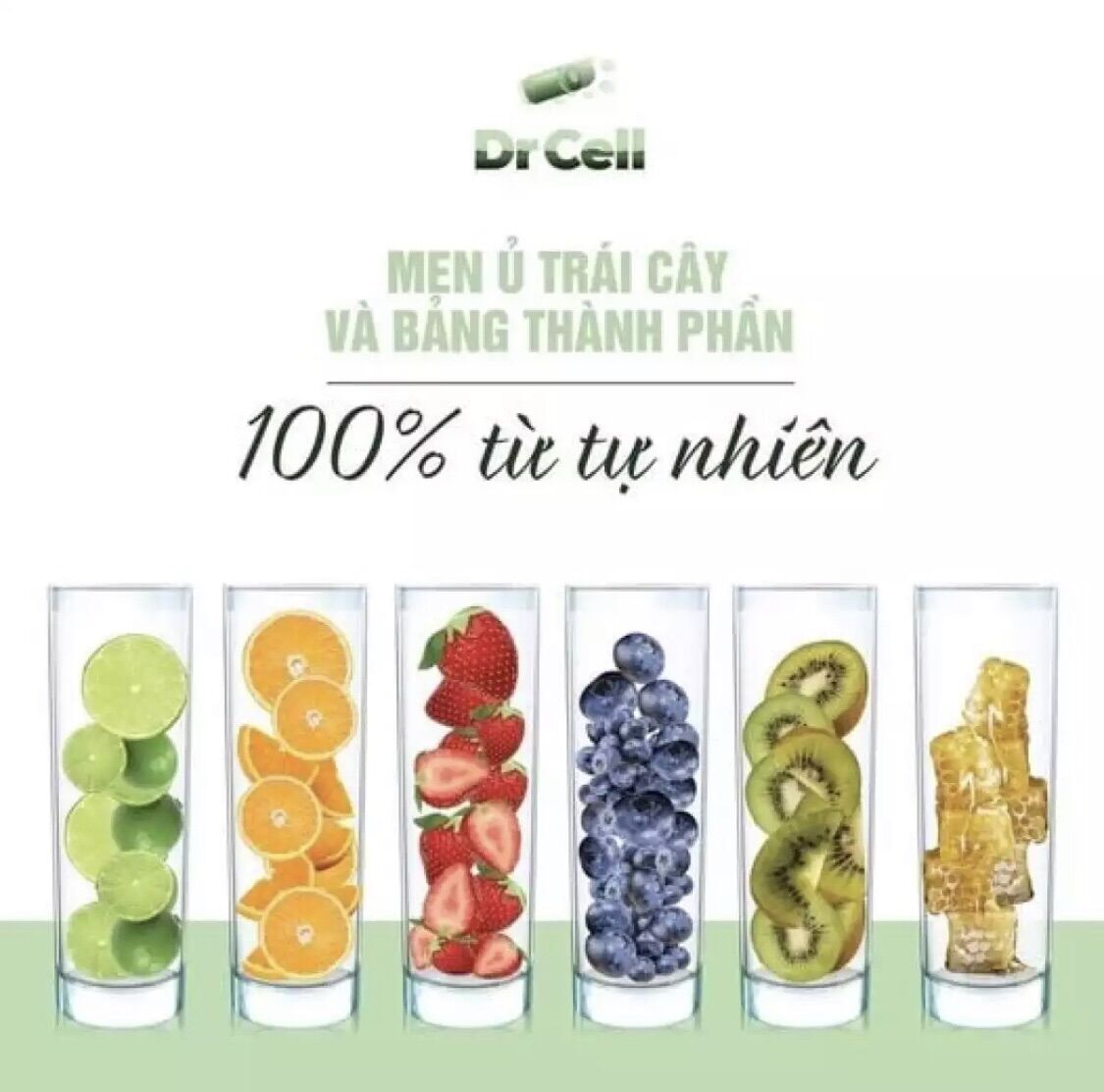 Men ủ trắng da mặt thần thánh Dr Cell ( tặng 2 gói tảo nạ)