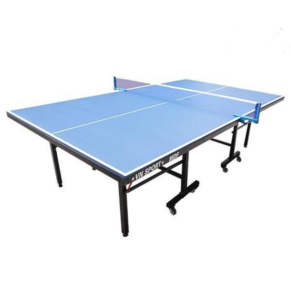 Bàn bóng bàn VinaSport MDF 18 ly kèm cọc lưới bóng bàn