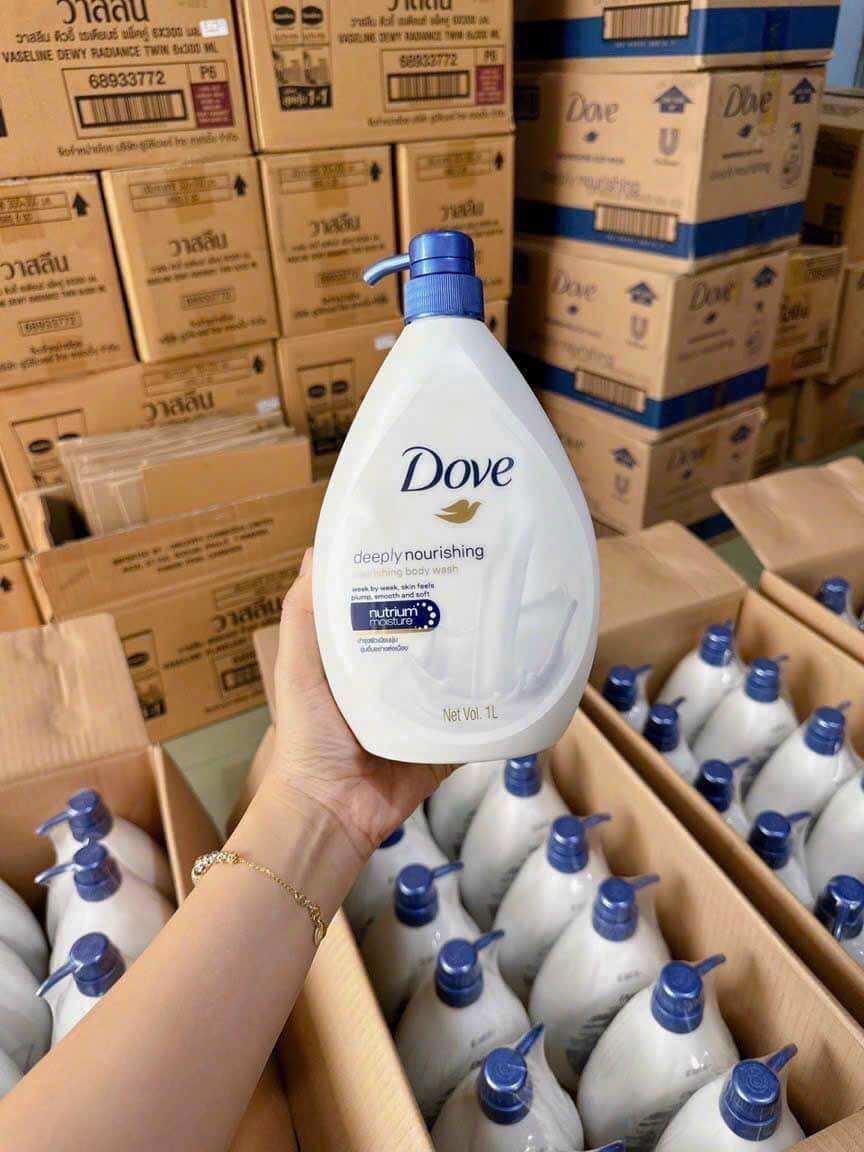 Sữa tắm dove dưỡng ẩm chuyên sâu deeply nourishing thái lan - 1000ml