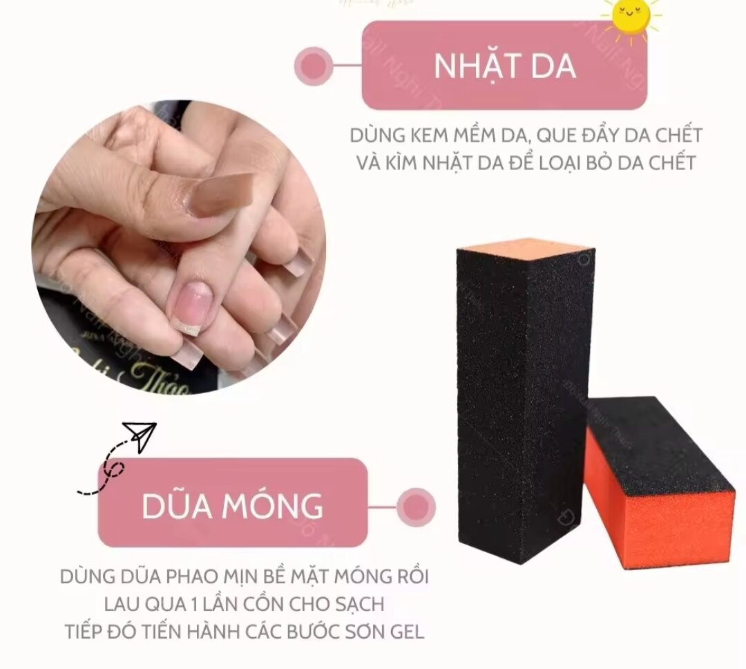 Phao dũa móng cam làm mịn móng tay chân