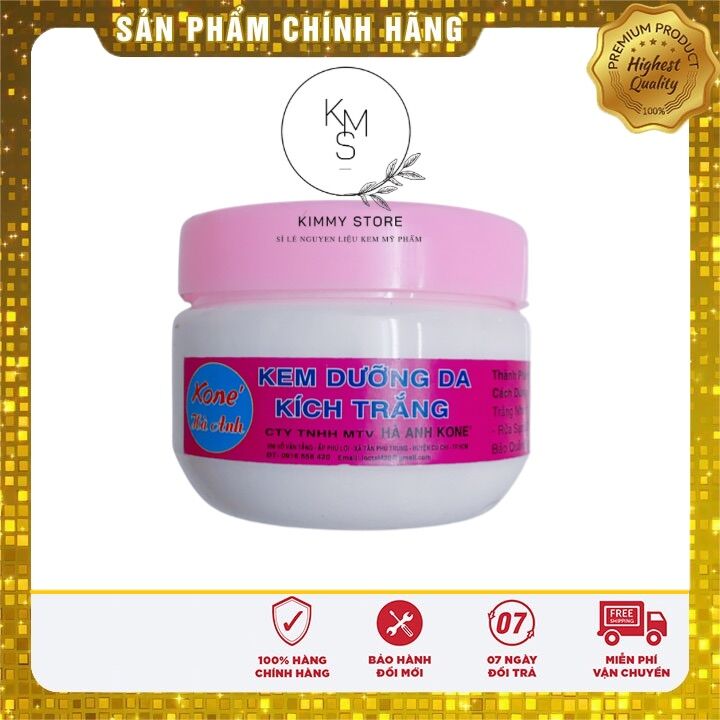 Hộp 40g kem kích trắng nắp hồng