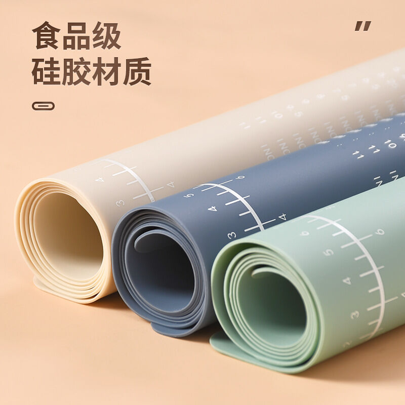 Thảm lót mềm mại silicon cấp thực phẩm cây lăn bột gia dụng dày dặn cỡ lớn dụng cụ sấy khô cán mỳ nhà bếp thớt