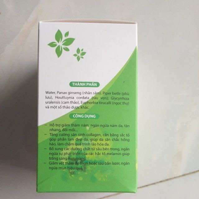 Sắc Mộc Lam Xóa Tan Mụn Nám Tàn nhang
