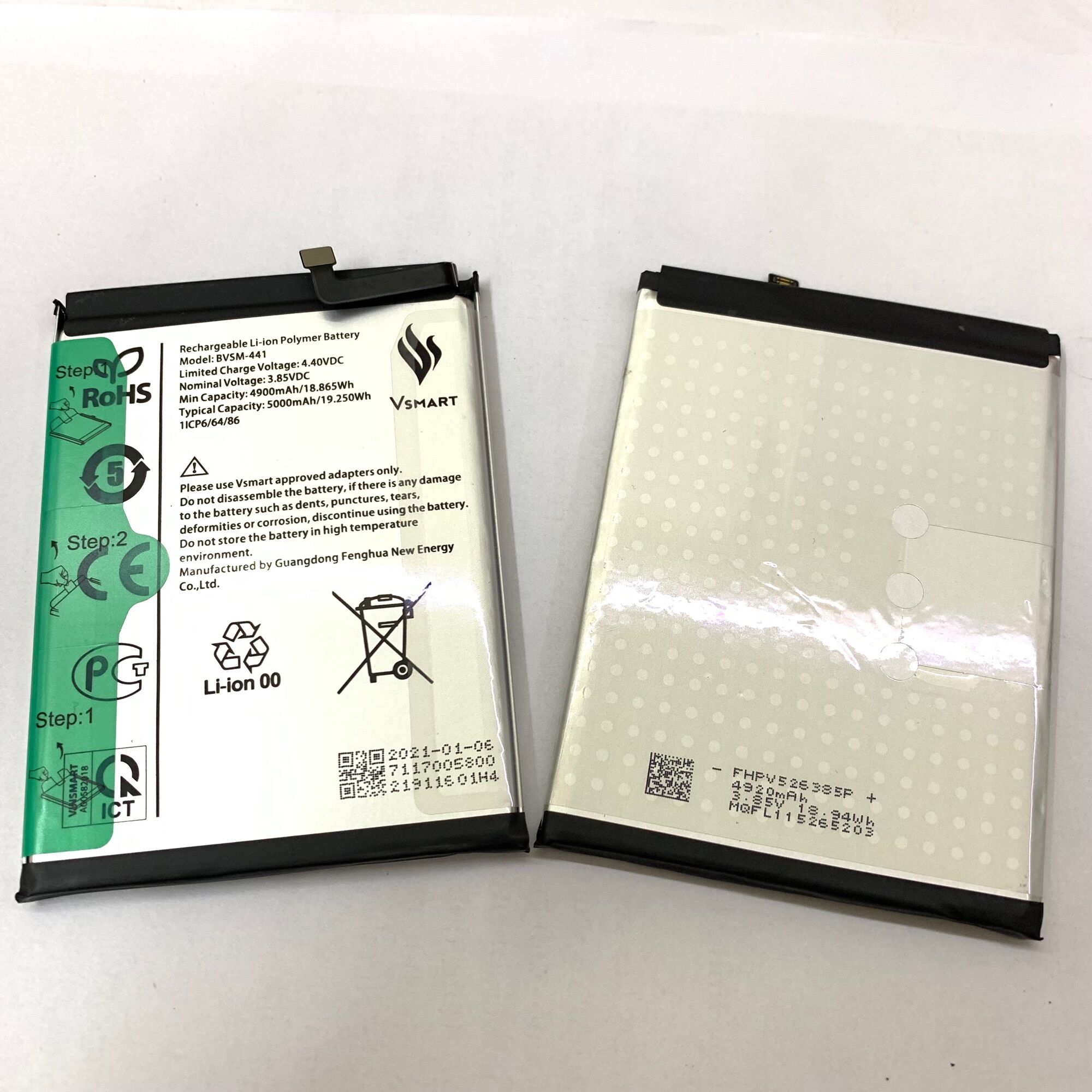 Pin Vsmart Joy 4 zin new chính hãng.Mã máy V441.sản phẩm được bảo hành 6 tháng kể từ khi đơn hàng báo giao thành công