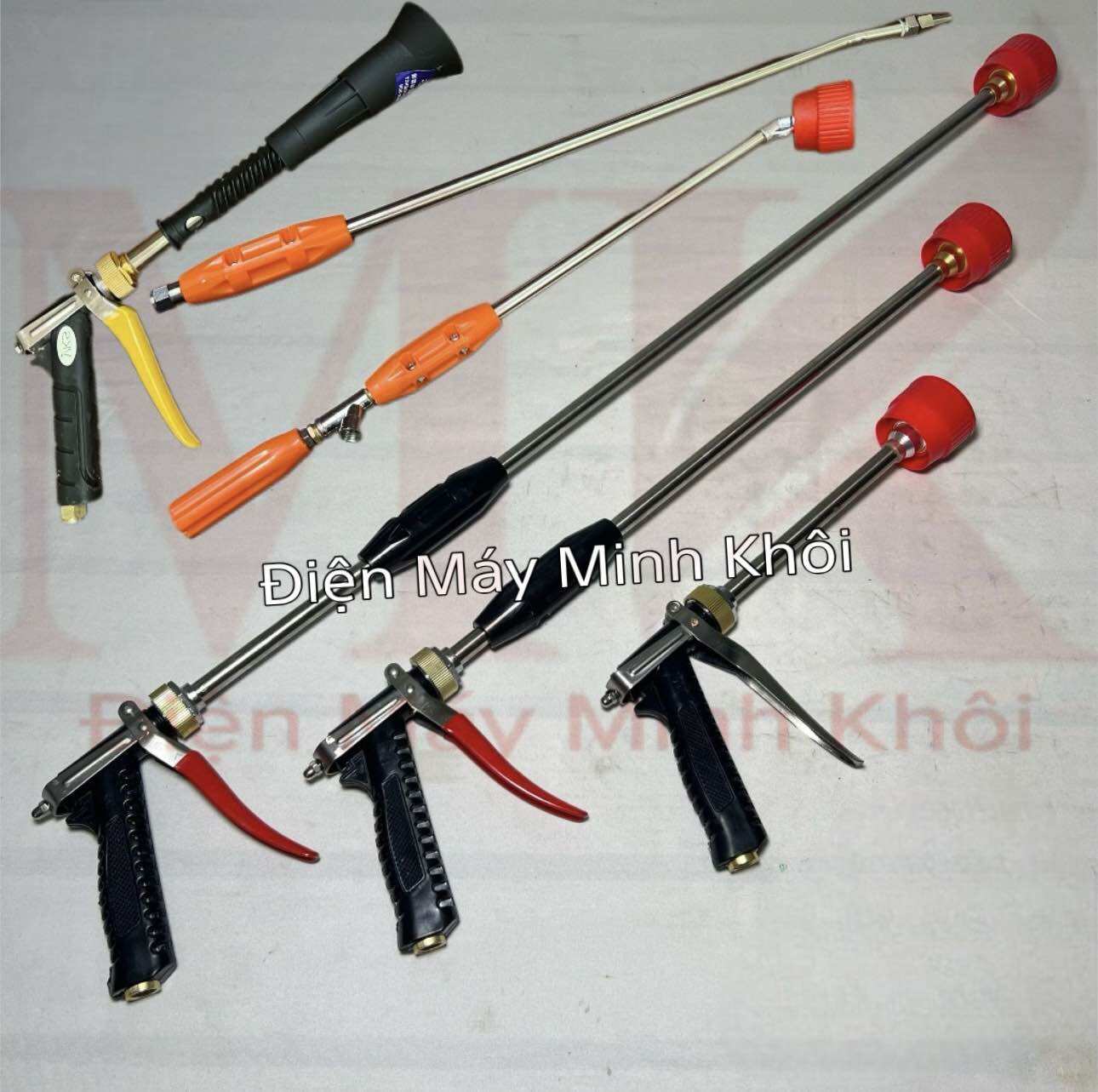 Súng Phun Xịt Thuốc Trừ Sâu Dài 30-60-90-1,2mét - 1,5mét Áp Lực Cao Dùng Cho Máy Xịt Rửa Cao Áp, Máy curo