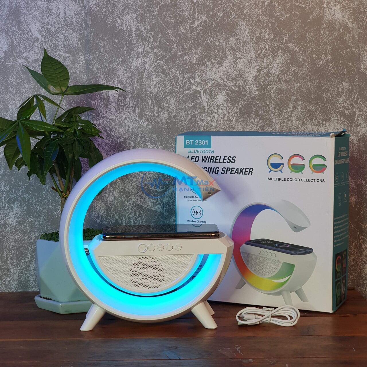 loa g Bluetooth 7 mầu kiêm sạc không dây