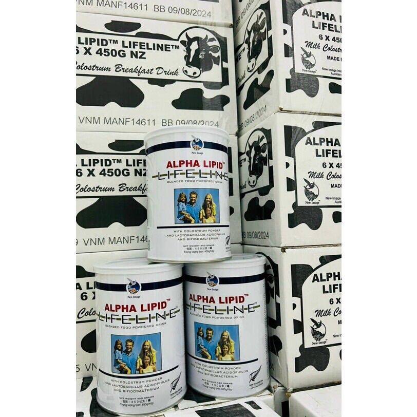 Sữa Non Alpha Lipid Lifeline 450g từ New Zealand