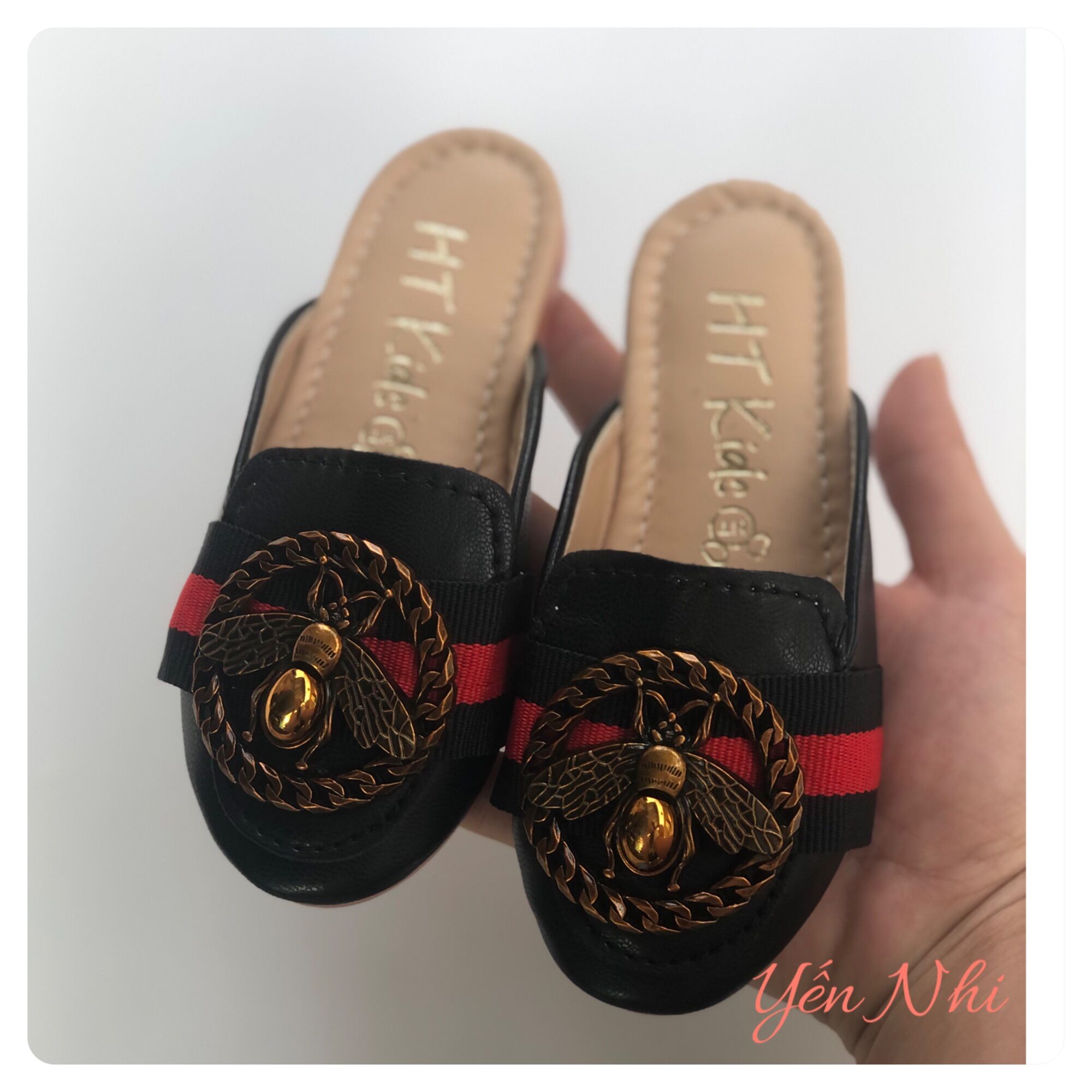 Dép Sục dây nơ ong- dép cho bé gái