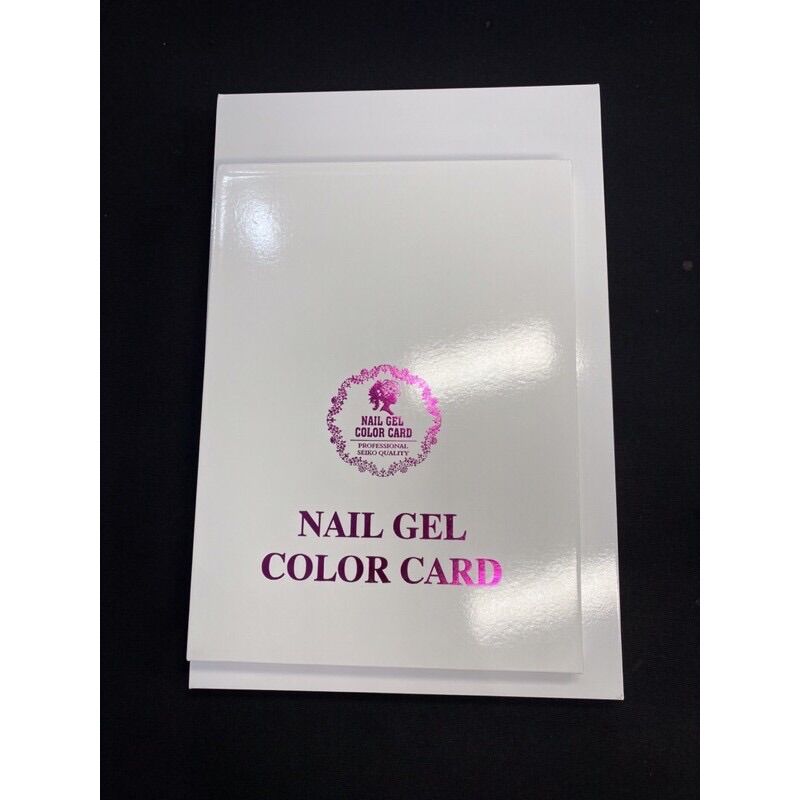 Sổ trưng mẫu trưng bảng màu móng nail