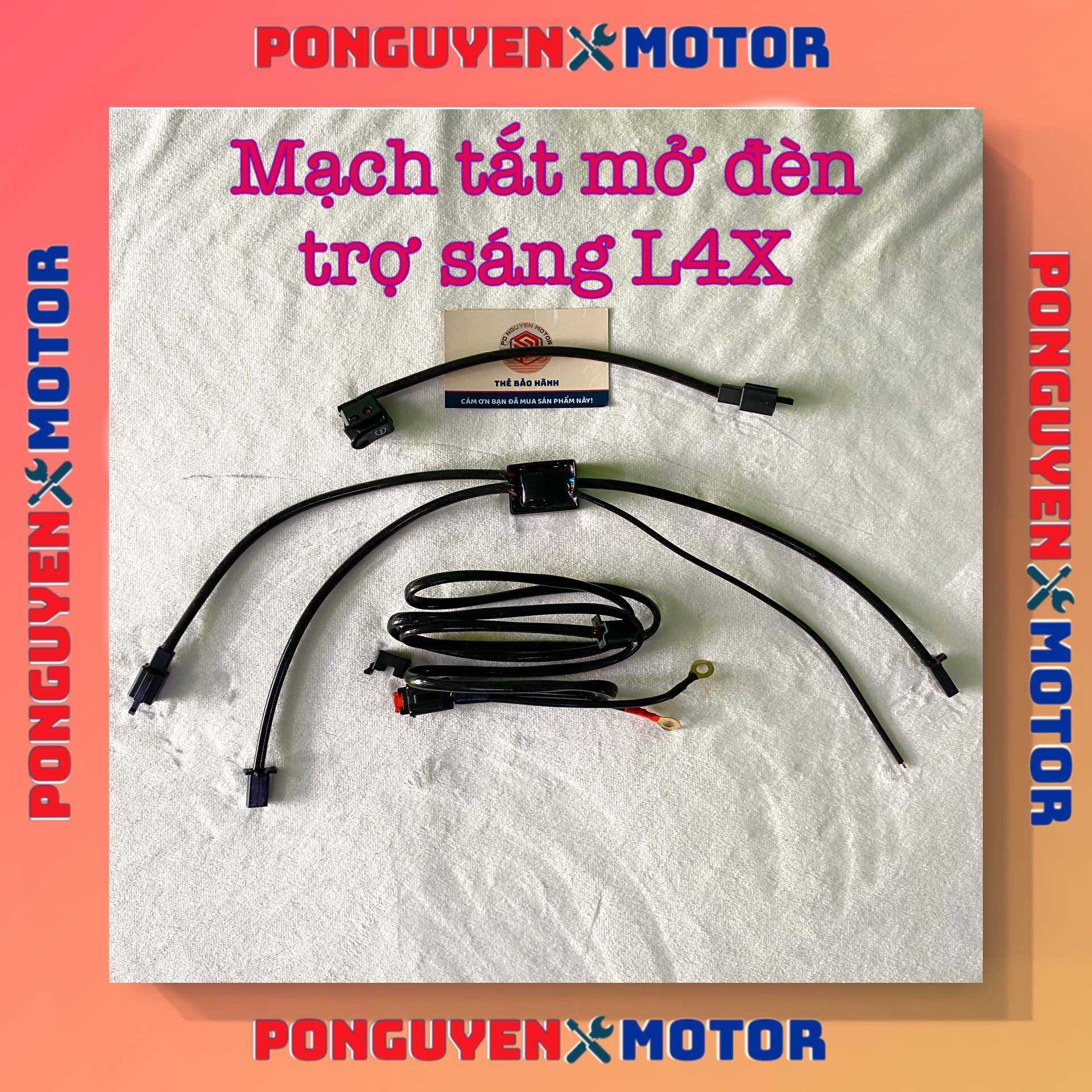 Mạch tắt mở trợ sáng và auto passin trên nút đề