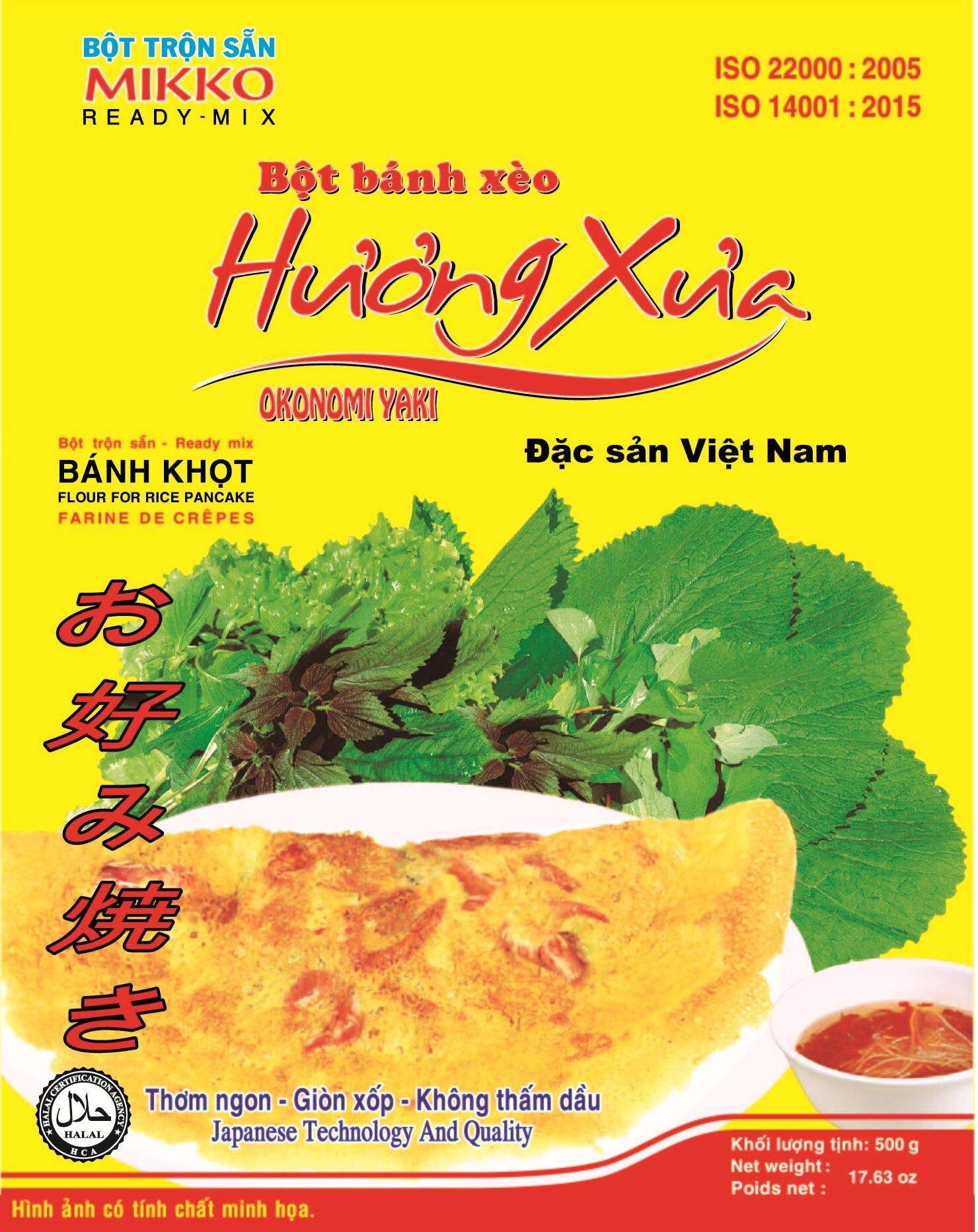 Bột bánh xèo Mikko Hương Xưa 500g