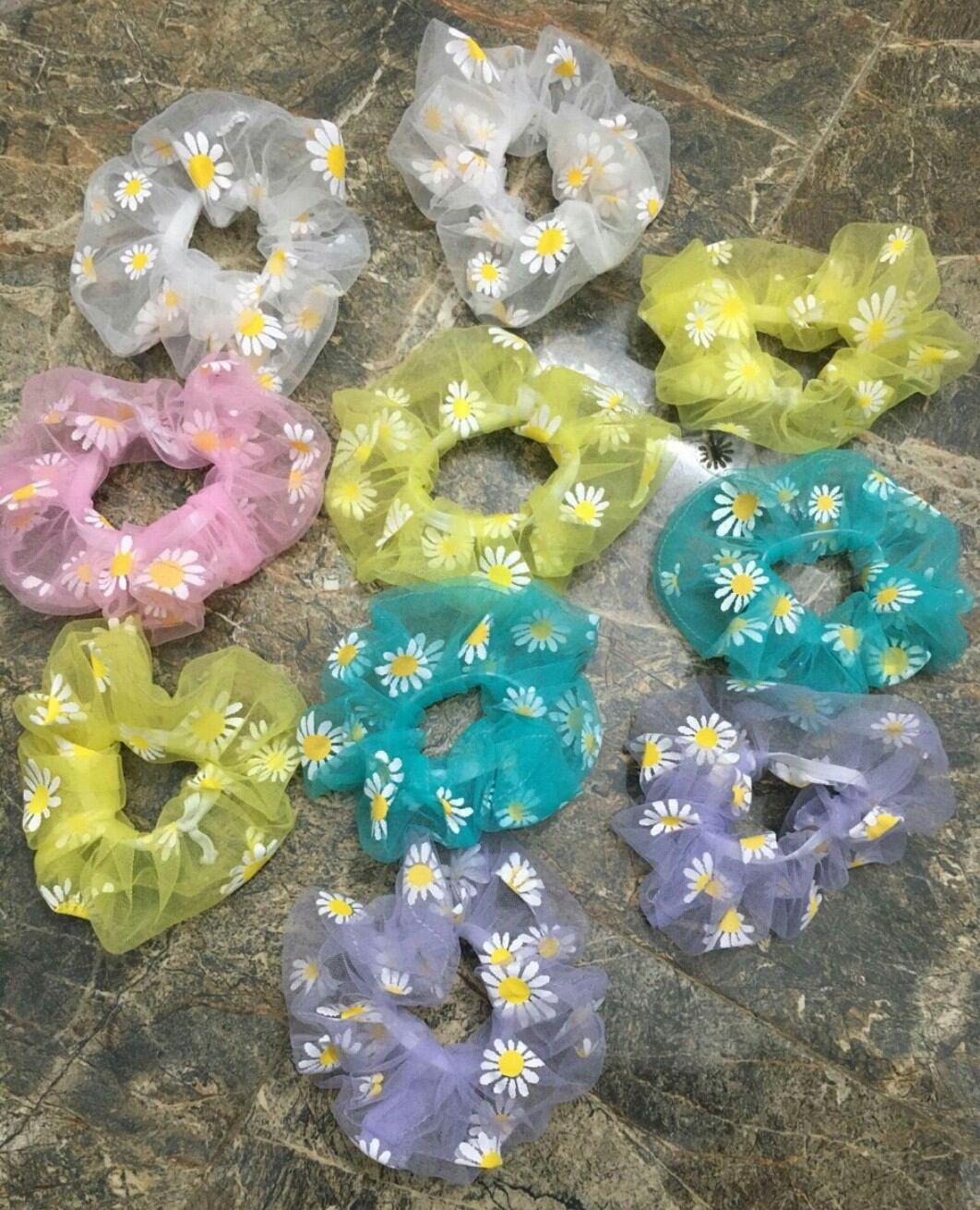 Set 10 cái cột tóc hoa cúc