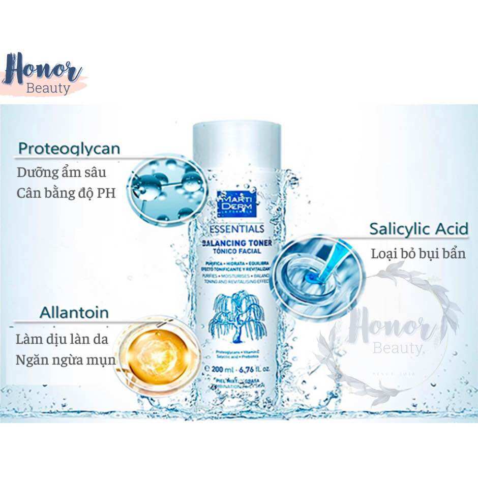 Nước cân bằng Martiderm Toner BLOOMING TONER - BALANCING TONER