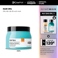 Dầu hấp cấp ẩm suôn mượt chuyên nghiệp LORÉAL PROFESSIONNEL Hair Spa Professional Creambath Nourish 490gm