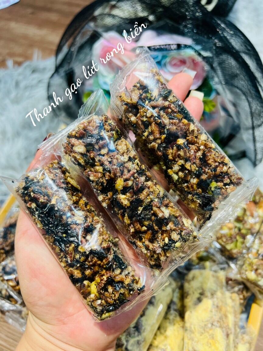 1 kg thanh gạo lứt mix vị ( tặng bịch bánh tráng )