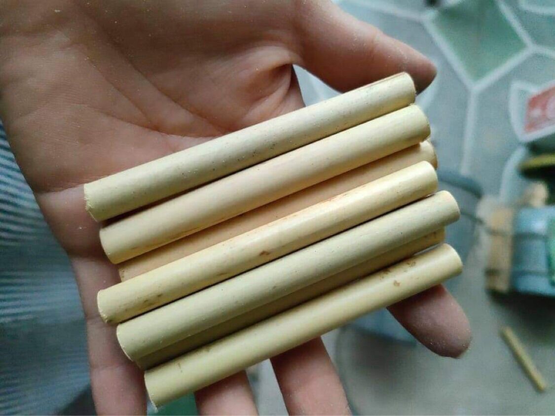 50 ống tre làm handmade