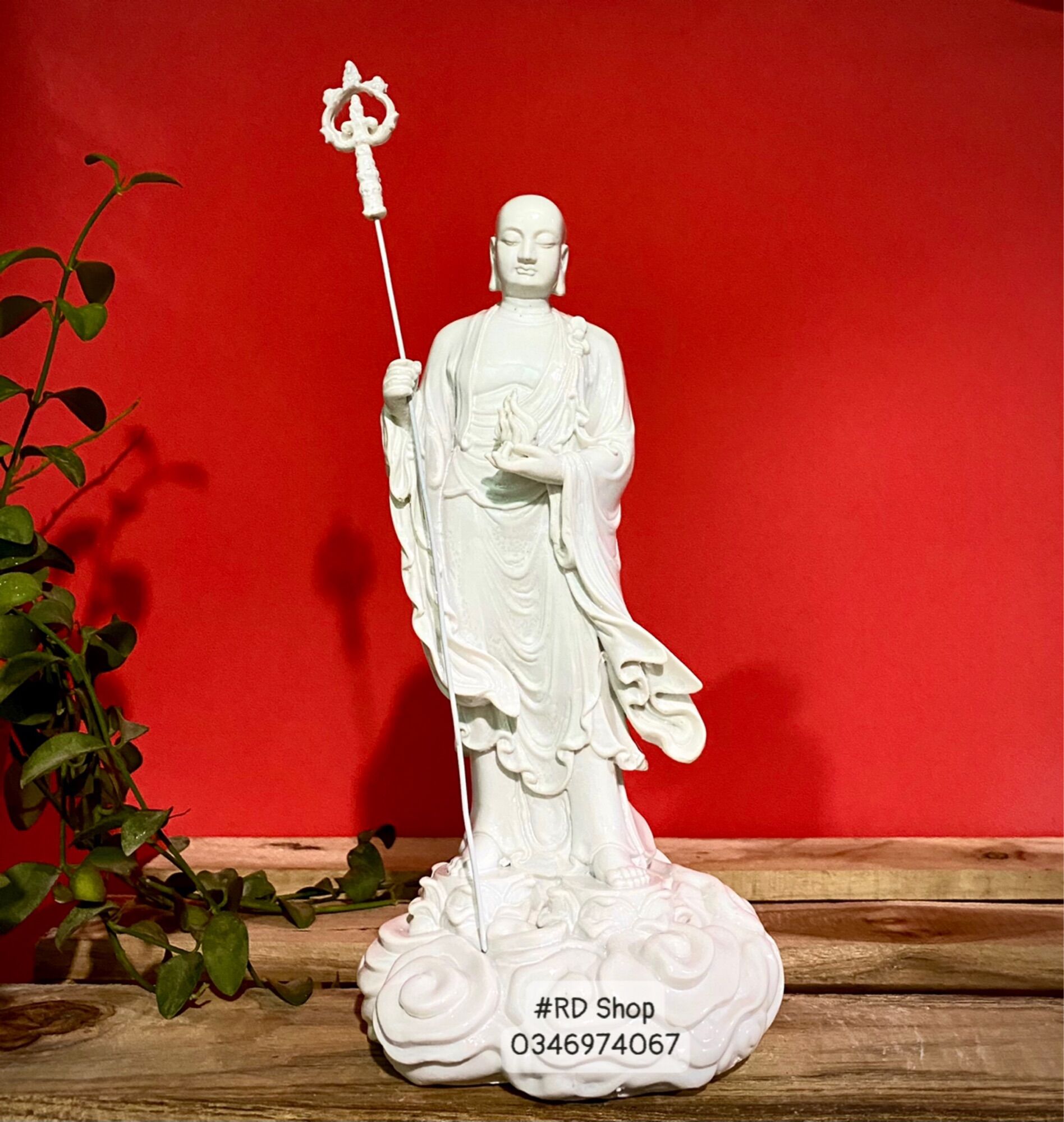 Tôn tượng địa tạng vương bồ tát 23cm