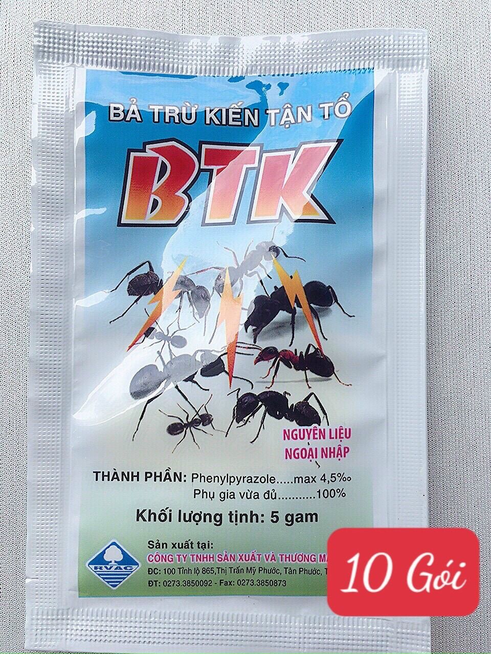 10 Gói Bả diệt kiến diệt hết cả ổ an toàn cho con người - động vật